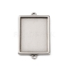 304 Stainless Steel Connector Cabochon Settings STAS-Z201-04P-01-1