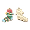 Alloy Enamel Pendants X-ENAM-J649-33LG-B-2