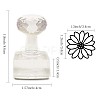 Clear Acrylic Soap Stamps DIY-WH0438-001-2