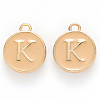 Golden Plated Alloy Enamel Charms ENAM-S118-06K-1