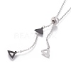 304 Stainless Steel Pendant Necklaces NJEW-L157-03P-2