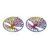 Ion Plating(IP) 201 Stainless Steel Filigree Pendants LS-STAS-S118-073-2
