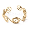 304 Stainless Steel Cuff Bangles for Women BJEW-Z150-01G-01-4