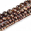 Baking Paint Glass Beads Strands DGLA-N003-4mm-B06-2