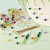 DIY Stone Beads Earring Making Kit DIY-SZ0007-69-3