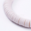 Handmade Polymer Clay Heishi Beads Stretch Bracelets BJEW-JB05086-02-3