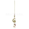Brass Hanging Suncatchers HJEW-P018-A02-1