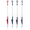 4Pcs 4 Colors Alloy Bracelet Tool Jewelry Helper Beadable Alligator Clip AJEW-SP0001-71B-6