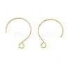 Ion Plating(IP) 316 Surgical Stainless Steel Earring Hooks STAS-D183-03G-01-2