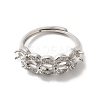 Adjustable Alloy Pad Ring Settings KK-C022-01E-P-2