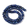 Dyed Synthetic Imperial Jasper Beads Strands G-P529-E01-A08-3