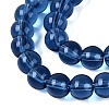 Transparent Glass Beads Strands GLAA-T032-T6mm-28-4
