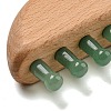 Natural Green Aventurine Scalp Massager AJEW-G058-01C-3