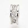 Brass Micro Pave Cubic Zirconia Beads ZIRC-Q013-137P-2