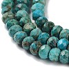 Natural Chrysocolla Beads Strands G-P514-C02-01-4