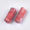 Acrylic Grooved Beads OACR-T009-01H-2