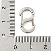 304 Stainless Steel S Shaped Carabiner STAS-P358-01C-P-3