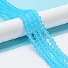 Transparent Glass Beads Strands EGLA-A034-T2mm-MD08-3