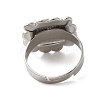 304 Stainless Steel Adjustable Rings for Women RJEW-Z056-01P-4