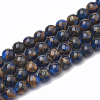 Natural Chalcedony Beads Strands G-S333-8mm-014E-1