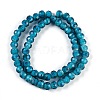 Handmade Gold Sand Lampwork Beads Strands LAMP-R141-10mm-26-2