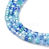 Gradient Color Electroplate Glass Bead Strands X-GLAA-E042-05-B07-4