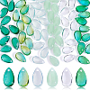90Pcs 6 Colors Transparent Czech Glass Beads GLAA-GA0001-81-1