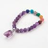 Yoga Chakra Jewelry BJEW-JB03011-02-1