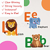 Translucent PVC Self Adhesive Wall Stickers STIC-WH0015-339-3