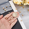 14Pcs 14 Styles Brass Micro Pave Cubic Zirconia Beads ZIRC-PH0001-50-3