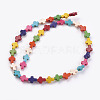 Synthetic Turquoise Beads Strands X-TURQ-G112-8x10mm-11-2