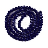 Opaque Solid Color Imitation Jade Glass Beads Strands EGLA-A044-P4mm-D07-3