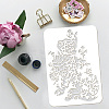 Large Plastic Reusable Drawing Painting Stencils Templates DIY-WH0202-429-3