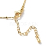 Heart Flower Brass Micro Pave Cubic Zirconia Pendant Necklaces for Women NJEW-A015-10KCG-3