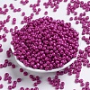 Baking Paint Glass Seed Beads SEED-US0003-4mm-K21-2