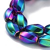 Synthetic Magnetic Hematite Beads Strands G-P545-G01-01B-3