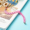 Opaque Acrylic Curb Chain Phone Case Chain HJEW-JM00512-01-2