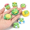 1Set Resin Frog Display Decoration AJEW-FS0001-24-3