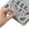 Plastic Flocked Bead Design Boards ODIS-YW0001-02-4