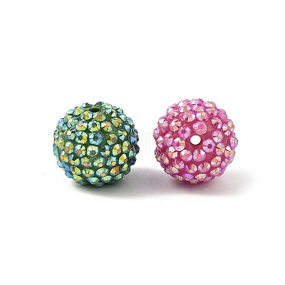AB-Color Resin Rhinestone Beads X-RESI-S315-18x20-M-1