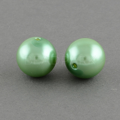ABS Plastic Imitation Pearl Round Beads SACR-S074-20mm-A34-1