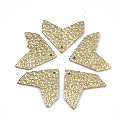 Eco-Friendly Cowhide Pendants FIND-T045-03B-1