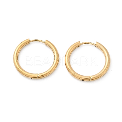 202 Stainless Steel Huggie Hoop Earrings EJEW-F111A-20mm-G01-1