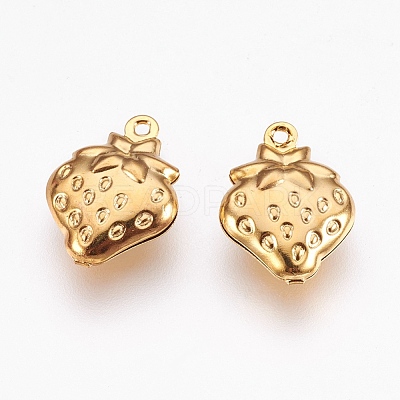304 Stainless Steel Pendants STAS-G176-21G-1