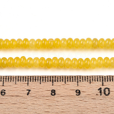 Dyed Natural White Jade Beads Strands G-T139-57A-01-1