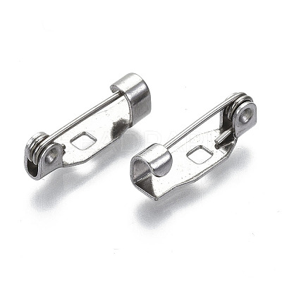 Non-Tarnish 304 Stainless Steel Pin Brooch Back Bar Findings STAS-S079-199-1