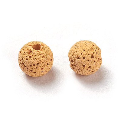 Unwaxed Natural Lava Rock Beads X-G-F325-8mm-A-1