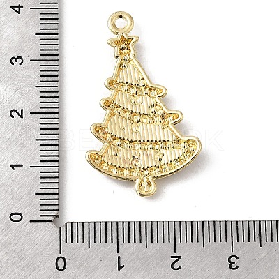 Alloy Enamel Pendants with Rhinestone X-FIND-H055-16G-02-1