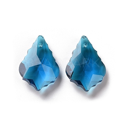 Faceted Glass Pendants GLAA-F068-C25-1