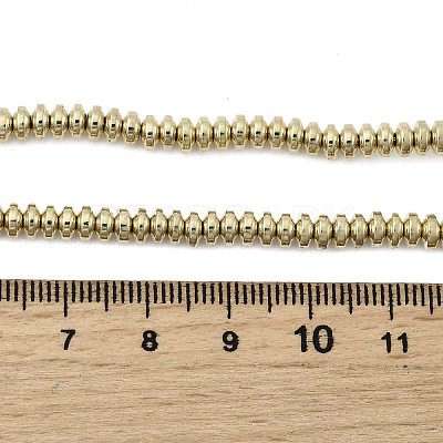 Electroplated Synthetic Non-magnetic Hematite Beads Strands G-H327-G01-01C-1